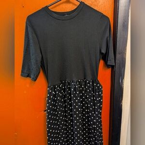 Cismark Women's Black Dress Polkadot